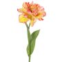 Tulipani artificiali STEFANIE, giallo-rosa, 65 cm, Ø 13 cm