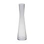 Vaso da pavimento sottile SYRMA di vetro, trasparente, 50cm, Ø12cm