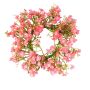 Corona artificiale di gypsophila LITAGO, rosa-rosa, Ø 20 cm