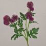 Ramo di fiori artificiale cardo TRAUDLINDE, viola, 55 cm