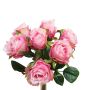 Mazzo di rose artificiali MURINET, rosa-verde, 35 cm
