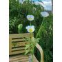 Ramo di papavero artificiale OXANDRINE, bianco crema, 60 cm