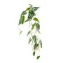 Piante artificiali Alocasia sanderiana EXEVLO su bastone, pendente, verde, 80 cm
