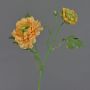 Ramo artificiale Ranuncolo SAGARA, giallo-arancione, 45 cm, Ø5-8 cm