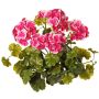 Geranio artificiale MALINA su bastoncino, crossdoor, rosa-rosa, 40 cm