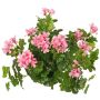 Fiore artificiale geranio MIA su stelo, rosa chiaro, 40 cm, Ø 5-8 cm