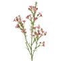 Ramo decorativo con fiori di cera FRINDALS, rosa scuro, 65 cm