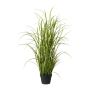 Canna artificiale SILKO in vaso decorativo, verde, 120 cm