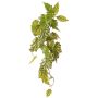 Pianta artificiale Begonia palmata OANFIR, bastoncino, pendente, verde, 90 cm