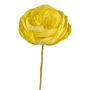 Fiore decorativo PINERY in carta, giallo, 45 cm