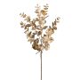 Ramo artificiale eucalipto SLOFER, oro metallizzato, 65 cm