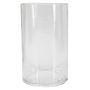 Vaso cilindrico in vetro SANSA OCEAN, riciclato, trasparente, 20 cm, Ø 12 cm