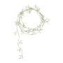 Ghirlanda di fiori artificiali gypsophila SIVON, bianca, 180 cm
