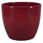 Vaso per piante in ceramica TEHERAN BASAR, rosso vino, 19,5cm, Ø22,5cm