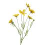 Ramo artificiale di cosmos BAILING, giallo, 90cm
