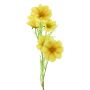 Ramo decorativo di cosmos YUNIAN, giallo, 75cm