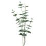 Ramo artificiale di eucalipto FENYU, verde-bianco, 90 cm