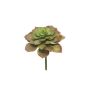 Echeveria morani artificiale XINYA su stelo, rosso-verde, 17cm