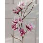 Magnolia artificiale BIRGITTA, rosa-bianco, 110cm