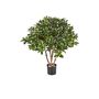 Fusaggine finto RIKU, tronchi naturali, verde-bianco, 75cm, Ø75cm
