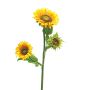 Ramo artificiale di girasole HELINYU, giallo, 85 cm