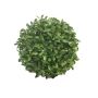 Palla di bosso artificiale FRITZ, reticolo di plastica, zona trasversale, Ø13cm