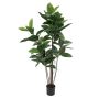 Albero della gomma finto VICA, tronchi artificiali, verde, 120cm