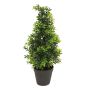 Piramide artificiale di bosso TOM, in fioriera, 45 cm