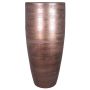Vaso da terra THORAN con venature, ceramica, rame, 70 cm, Ø 32 cm