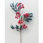 Ramo artificiale di sorbo BERNFRIEDE con frutti, rosso, 55 cm