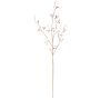 Ramo di viburno WAKILIA in plastica con frutti, color oro rosa metallizzato, 100 cm