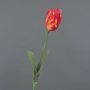 Fiore artificiale tulipano papagallo UAKARI, rosso-arancione-verde, 65 cm, Ø 6 cm