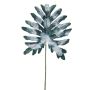 Foglia artificiale di Filodendro Selloum ELUANA, ghiacciato, verde-bianco, 75cm