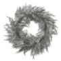Corona artificiale di pino PASCUALA, innevata, bianco-verde, Ø80cm