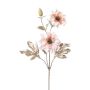 Ramo artificiale di rosa di Natale ANDRIFT, rosa-champagne, 70 cm