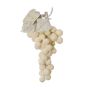 Uva artificiale ALBAKO, ghiacciato, crema, 18cm