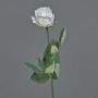 Rosa artificiale FREIDA, Eco Collection, bianco-lilla, 60 cm, Ø 4 cm