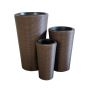 Set portavasi NAVIN, marrone, 74cm, 54cm, 44cm