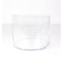 Lanterna di vetro a cilindro SANSA EARTH, trasparente, 15cm, Ø18,5cm