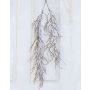 Ramo di salice decorativo FUNA, glitter, innevato, marrone, 100cm