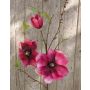 Ramo di magnolia finta FINAH, rosa, 90cm, Ø9-15cm