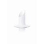 Portacandela in metallo RIANNON, bianco, 8,5cm, Ø8,3cm