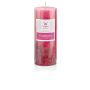 Candela a colonna ASTRID, Cool Cranberry, rosa, 13 cm, Ø6,8 cm, 60h