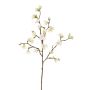 Ramo di melo sintetico SADAKA, con fiori, crema, 70cm