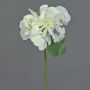 Ortensia artificiale CHIDORI, bianco-verde, 30cm, Ø13cm