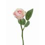 Rosa finta GABI, rosa-verde, 25cm, Ø5cm