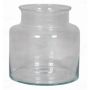 Vaso di vetro KARIN OCEAN, trasparente, 19cm, Ø19cm