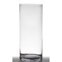 Vaso da terra cilindrico SANSA EARTH, vetro, trasparente, 60cm, Ø25cm