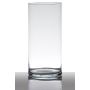 Vaso di vetro SANYA EARTH, cilindro, trasparente, 30cm, Ø12cm
