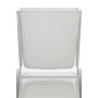Vaso da fiori in vetro KIM EARTH, bianco, 14x14x14cm